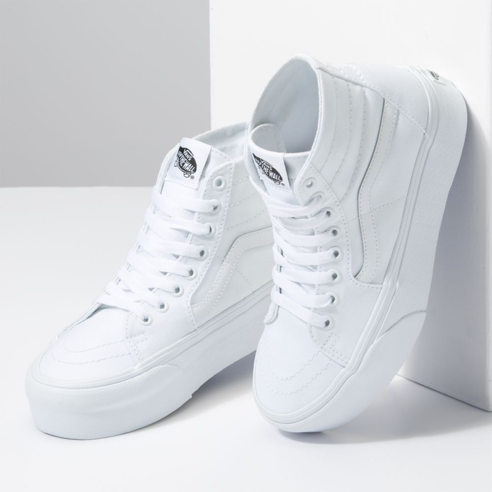 Vans Sk8-Hi Tapered Stackform Classic Dam Vita | 51437QCOU