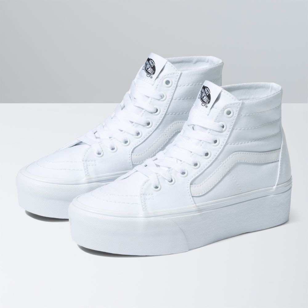 Vans Sk8-Hi Tapered Stackform Classic Dam Vita | 51437QCOU