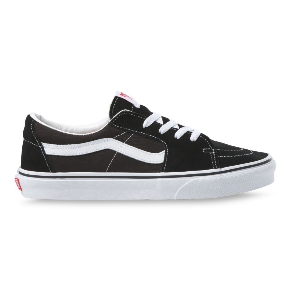 Vans Sk8-Low Classic Herr Svarta Vita | 04258QMWA