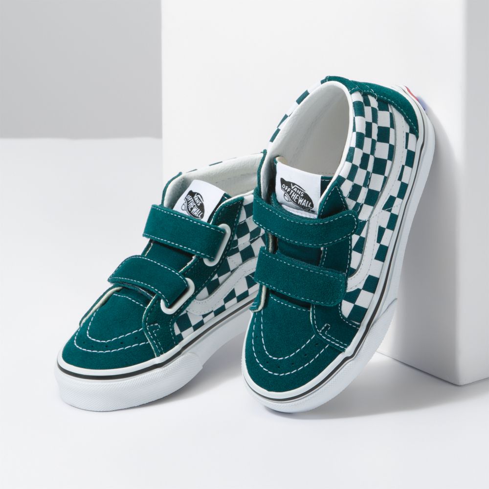 Vans Sk8-Mid Reissue V Classic Barn Mörkturkos | 68473DPRW