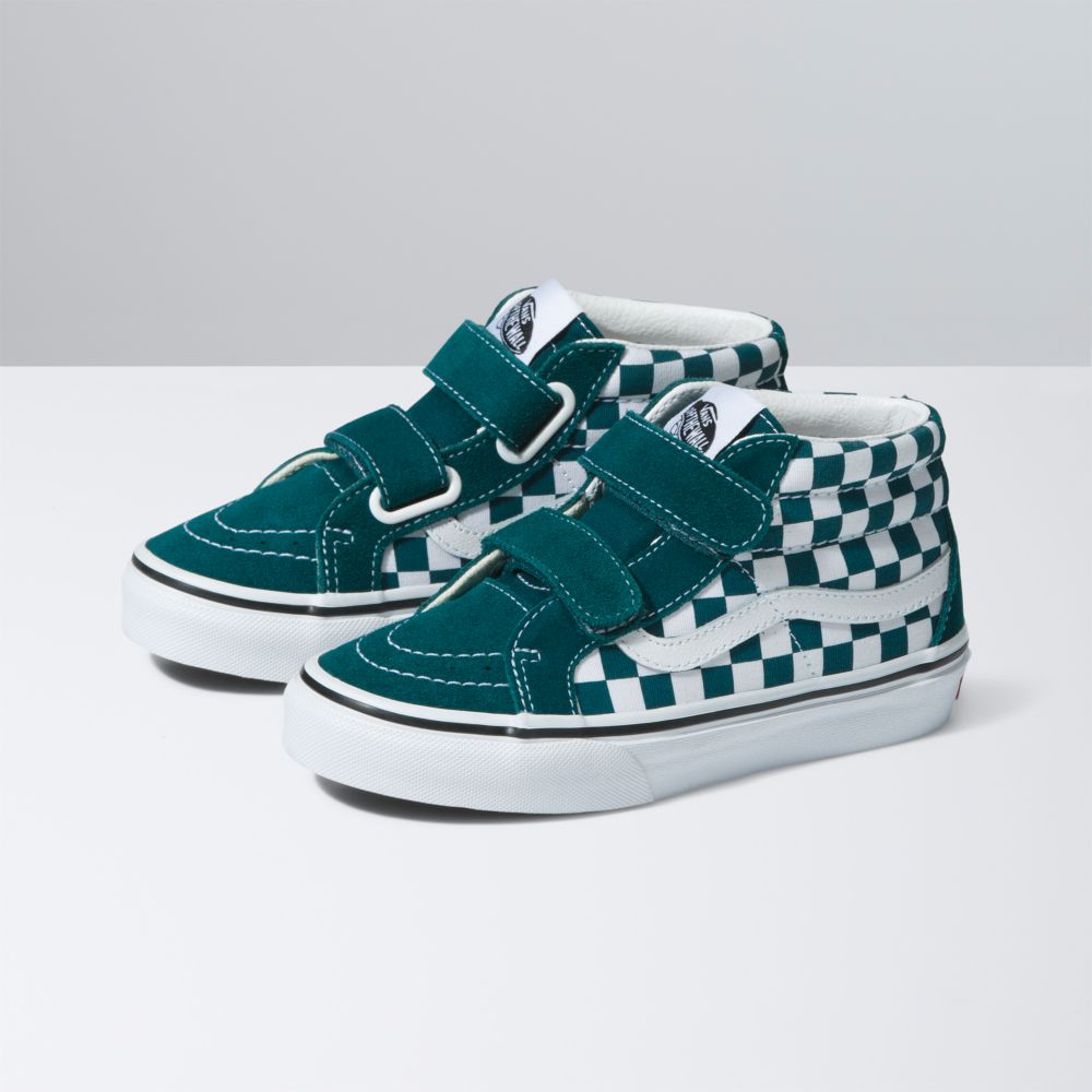 Vans Sk8-Mid Reissue V Classic Barn Mörkturkos | 68473DPRW