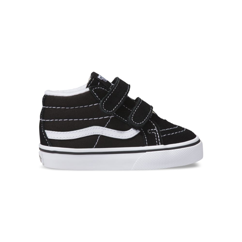 Vans Sk8-Mid Reissue V Classic Barn Svarta Vita | 04873AKIC