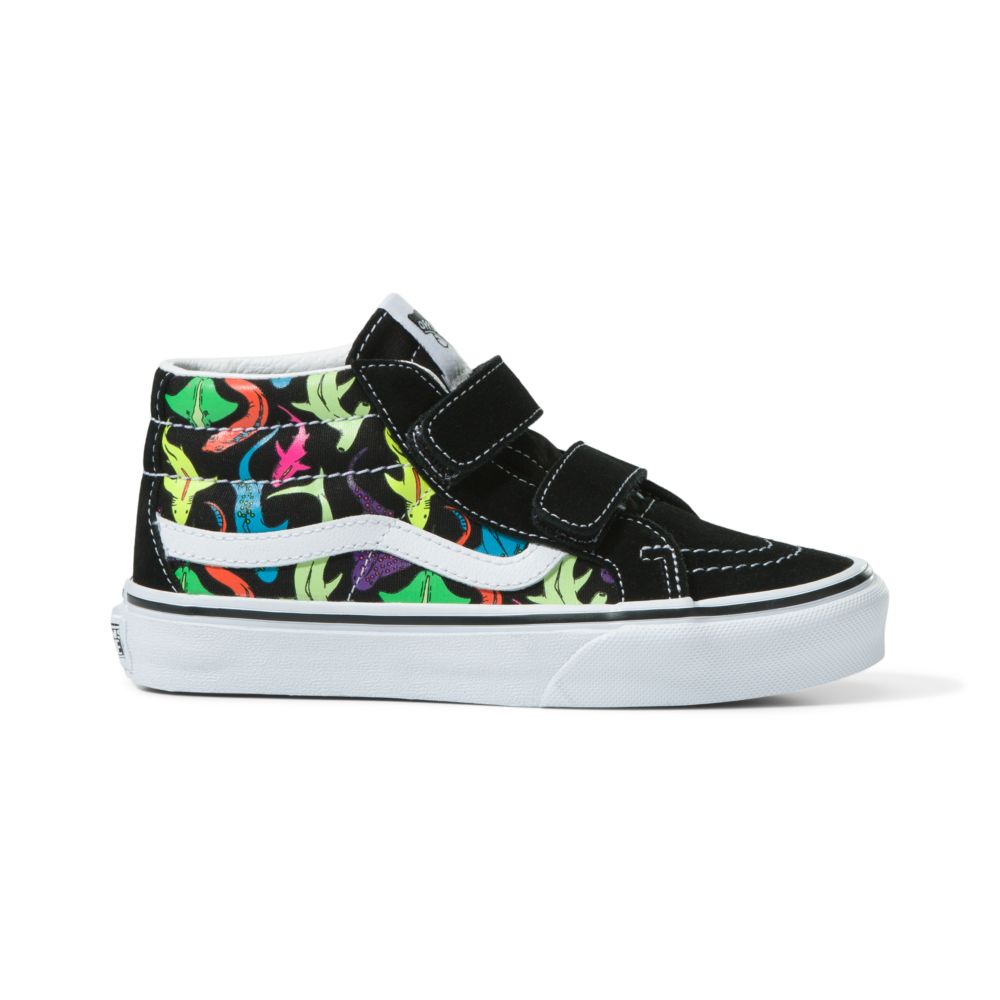 Vans Sk8-Mid Reissue V Classic Barn Svarta Olika Färger | 26075ENDK