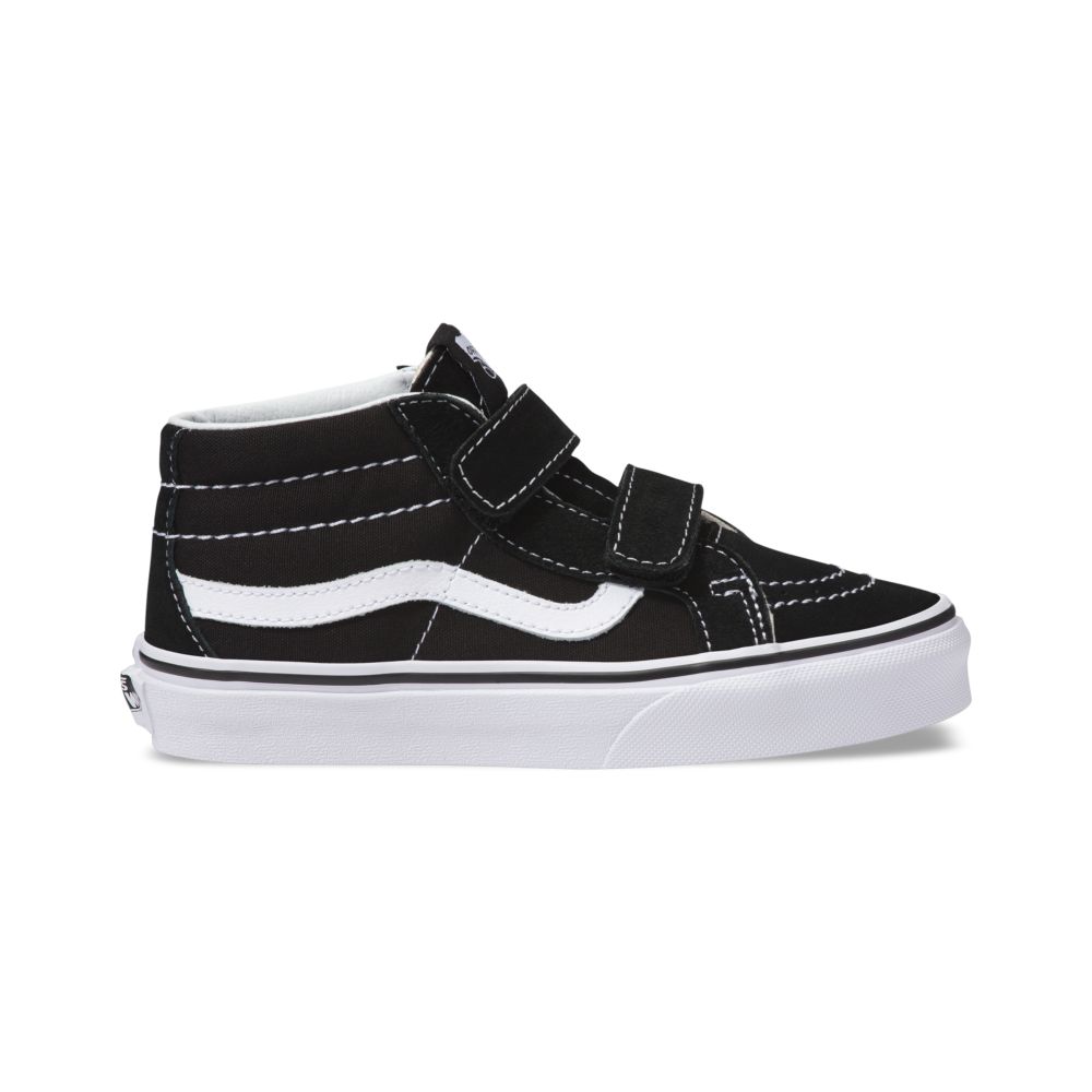 Vans Sk8-Mid Reissue V Classic Barn Svarta Vita | 69782FPAL