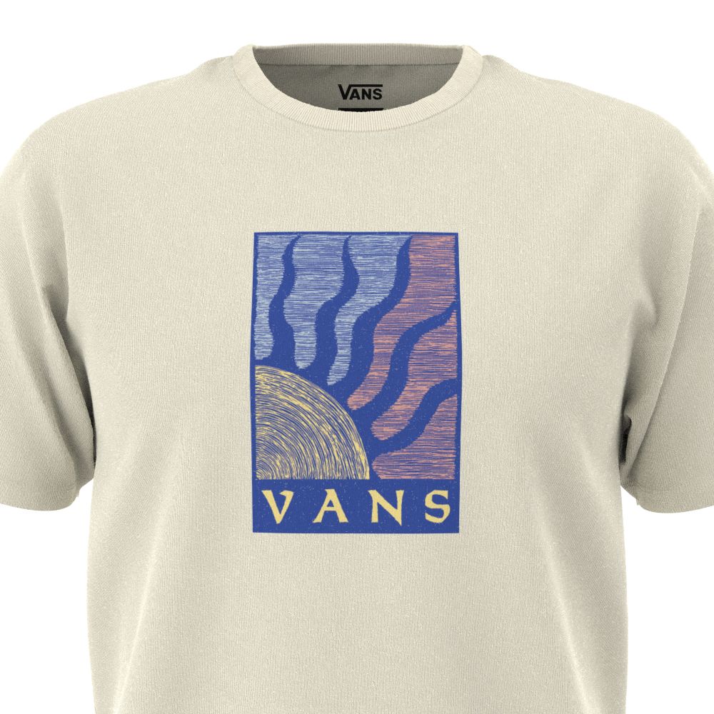 Vans Solar T-shirt Herr Vita | 82796YAKV