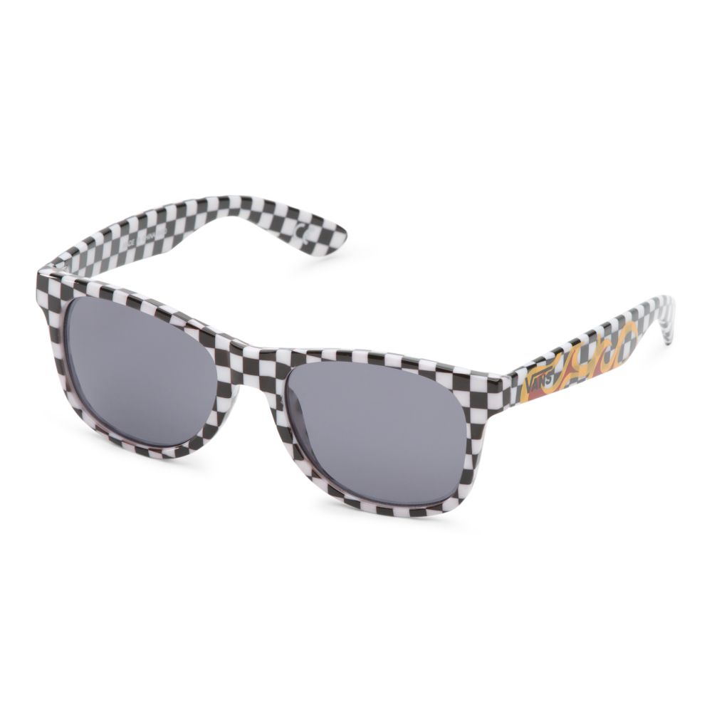 Vans Spicoli Shades Solglasögon Herr Svarta Vita | 89543JZQW