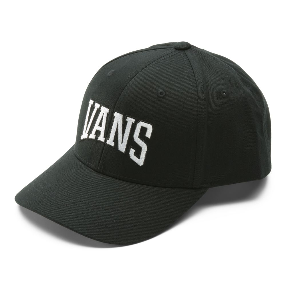 Vans Stilman Structured Jockey Hatt Herr Svarta | 41825UCBL