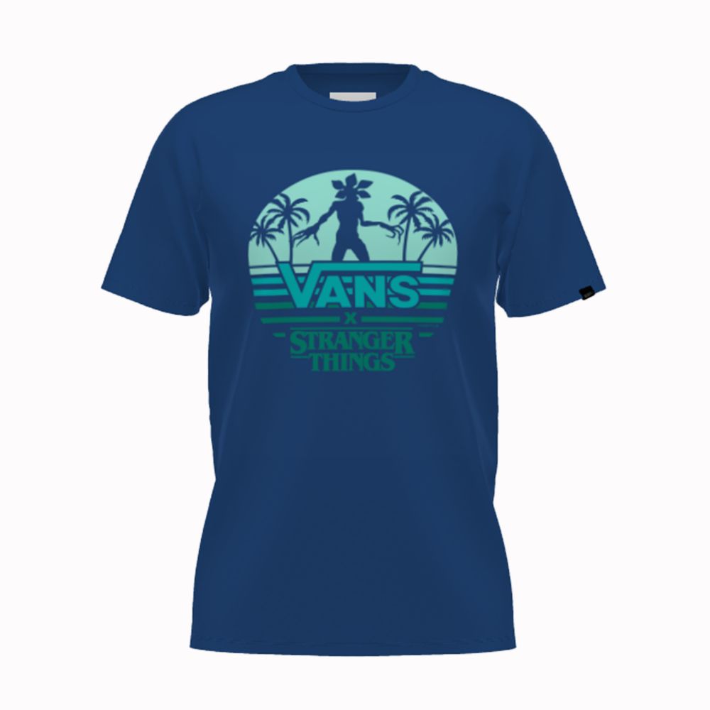 Vans Stranger Things Customs Demogorgon Paradise Klassiska T-shirt Dam Olika Färger | 12439ZILE