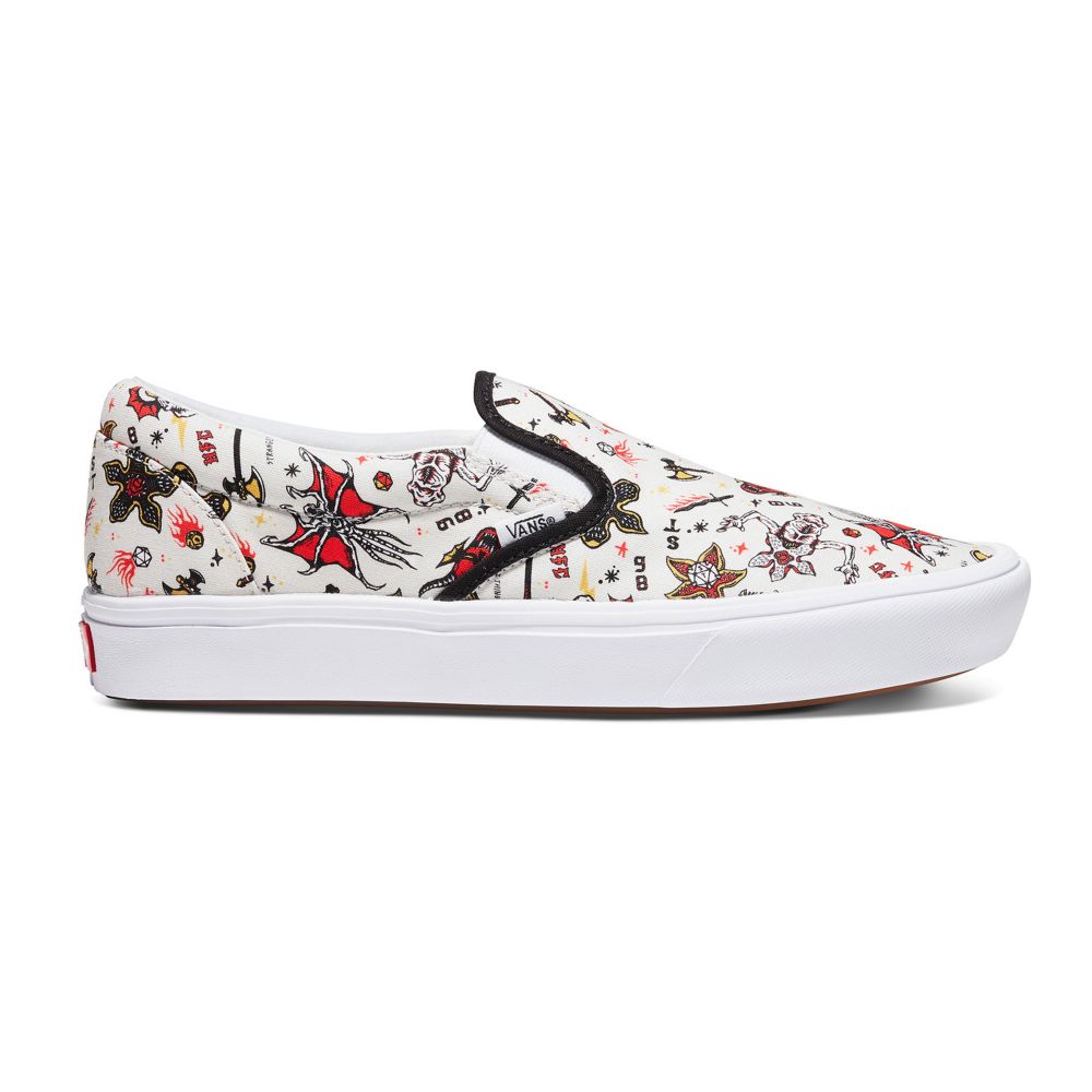 Vans Stranger Things Customs Hellfire Club ComfyCush Classic Dam Olika Färger | 47162LUPR