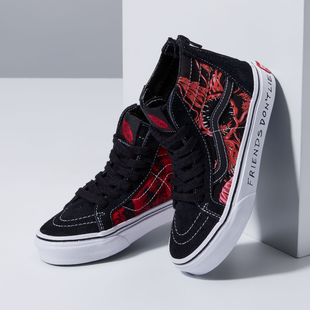 Vans Stranger Things Sk8-Hi Zip Classic Barn Olika Färger | 47590CGOK