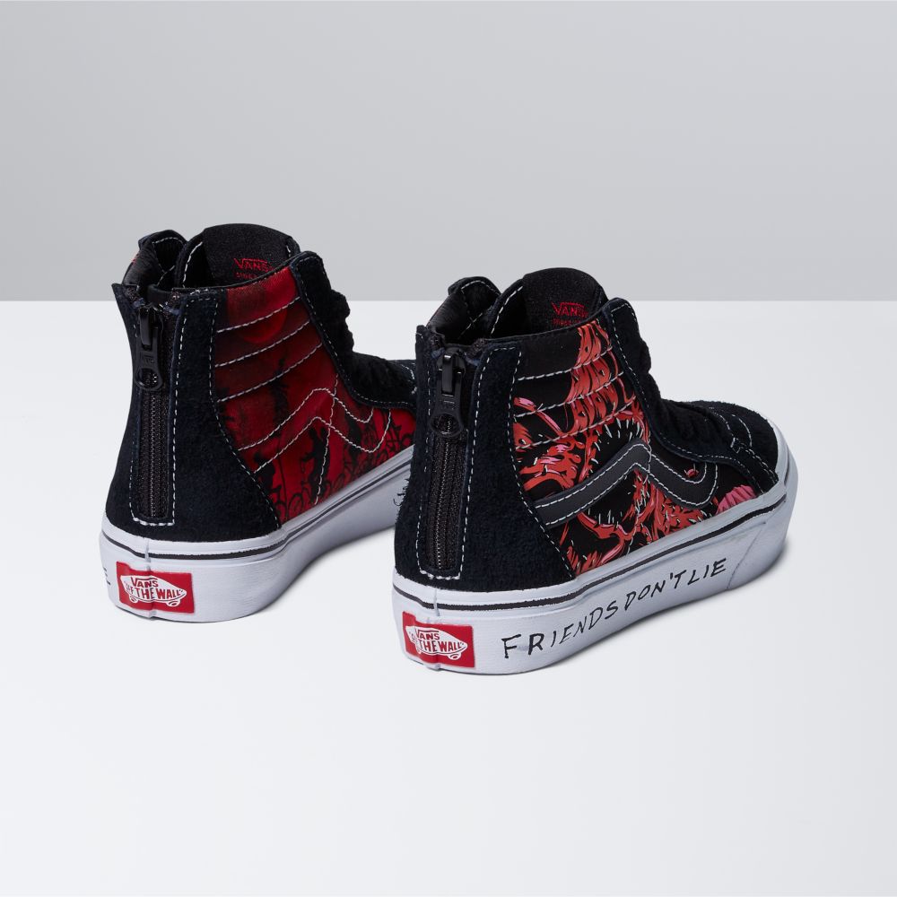 Vans Stranger Things Sk8-Hi Zip Classic Barn Olika Färger | 47590CGOK