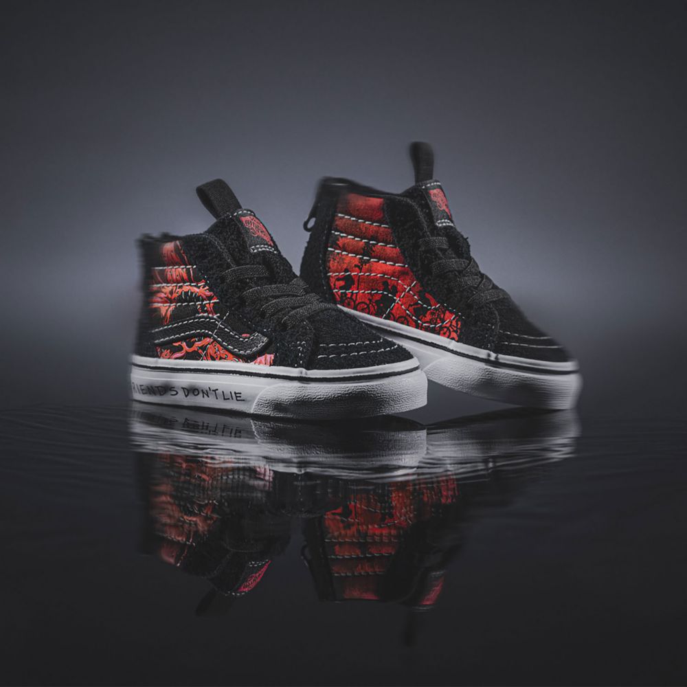 Vans Stranger Things Sk8-Hi Zip Classic Barn Olika Färger | 94015VSBQ