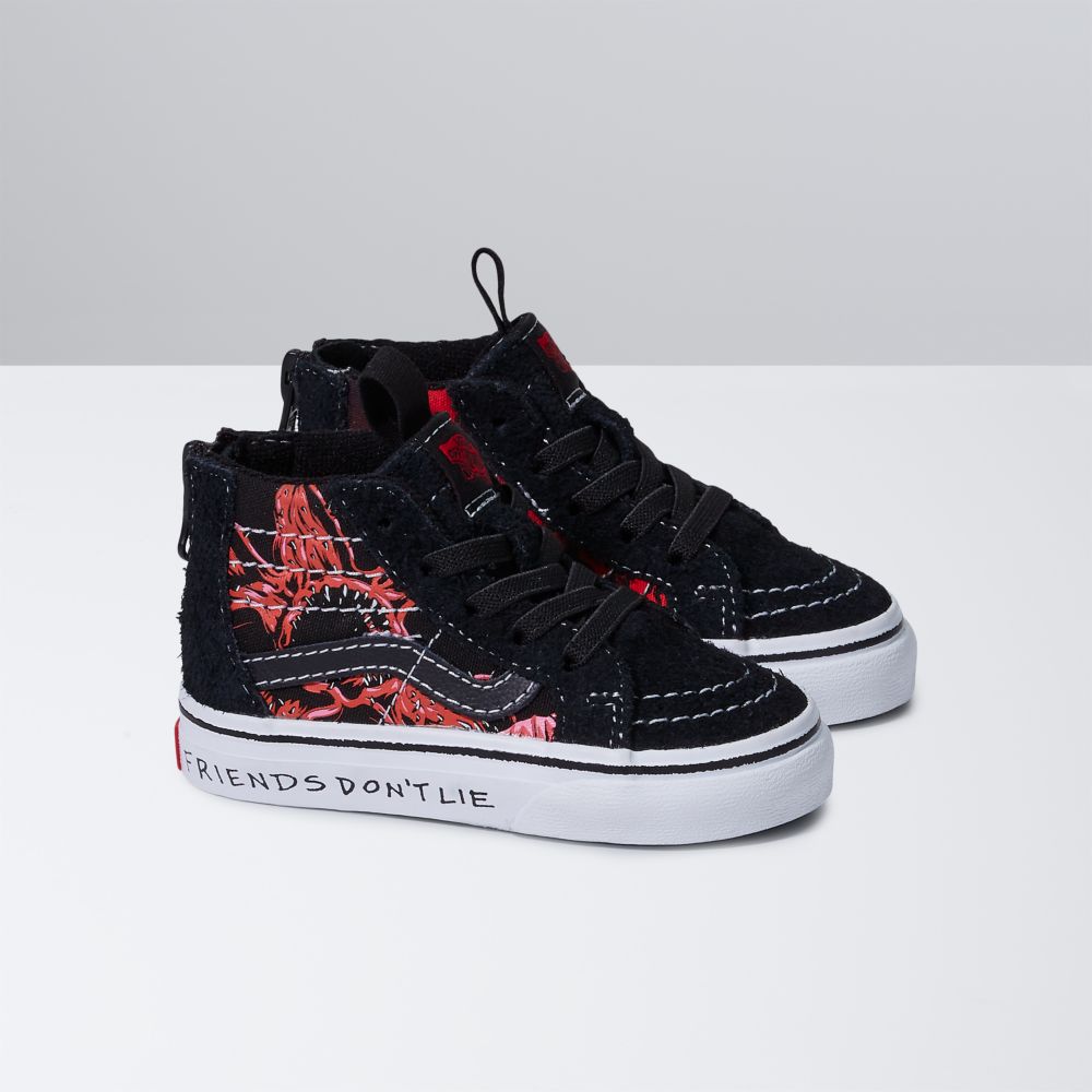 Vans Stranger Things Sk8-Hi Zip Classic Barn Olika Färger | 94015VSBQ