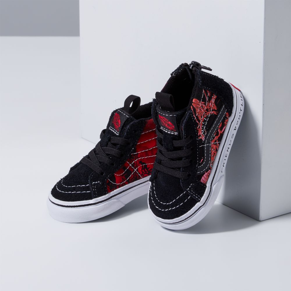 Vans Stranger Things Sk8-Hi Zip Classic Barn Olika Färger | 94015VSBQ