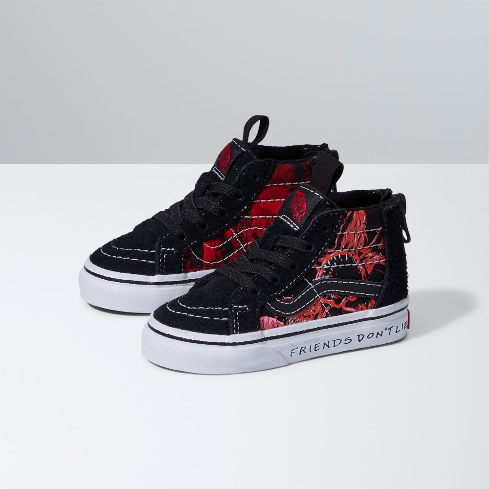 Vans Stranger Things Sk8-Hi Zip Classic Barn Olika Färger | 94015VSBQ