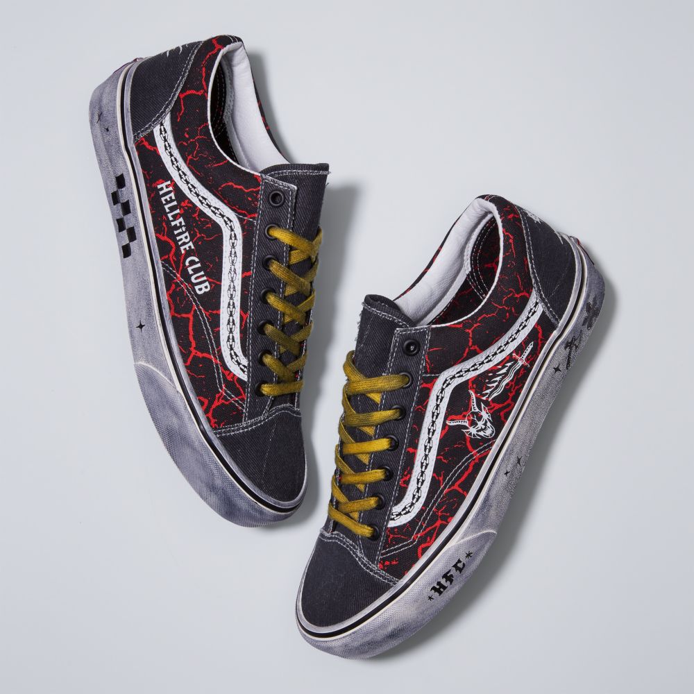 Vans Stranger Things Trend 36 Classic Dam Svarta Röda | 01327MKJD