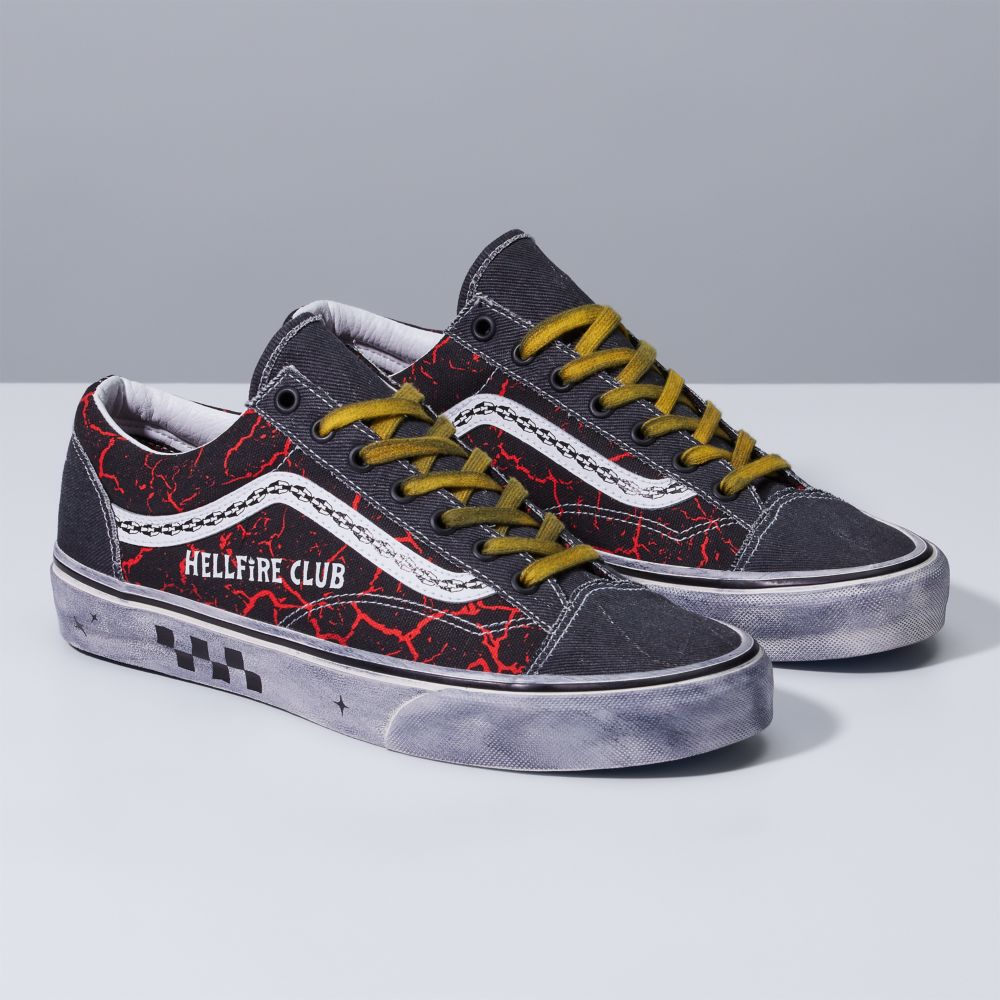 Vans Stranger Things Trend 36 Classic Dam Svarta Röda | 01327MKJD