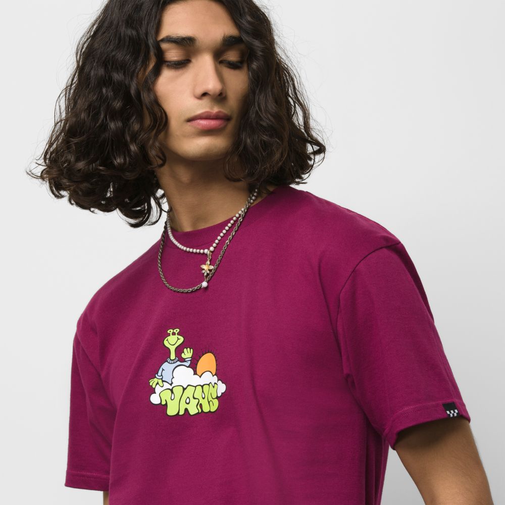 Vans Sun Daze T-shirt Herr Lila | 21849LHTW