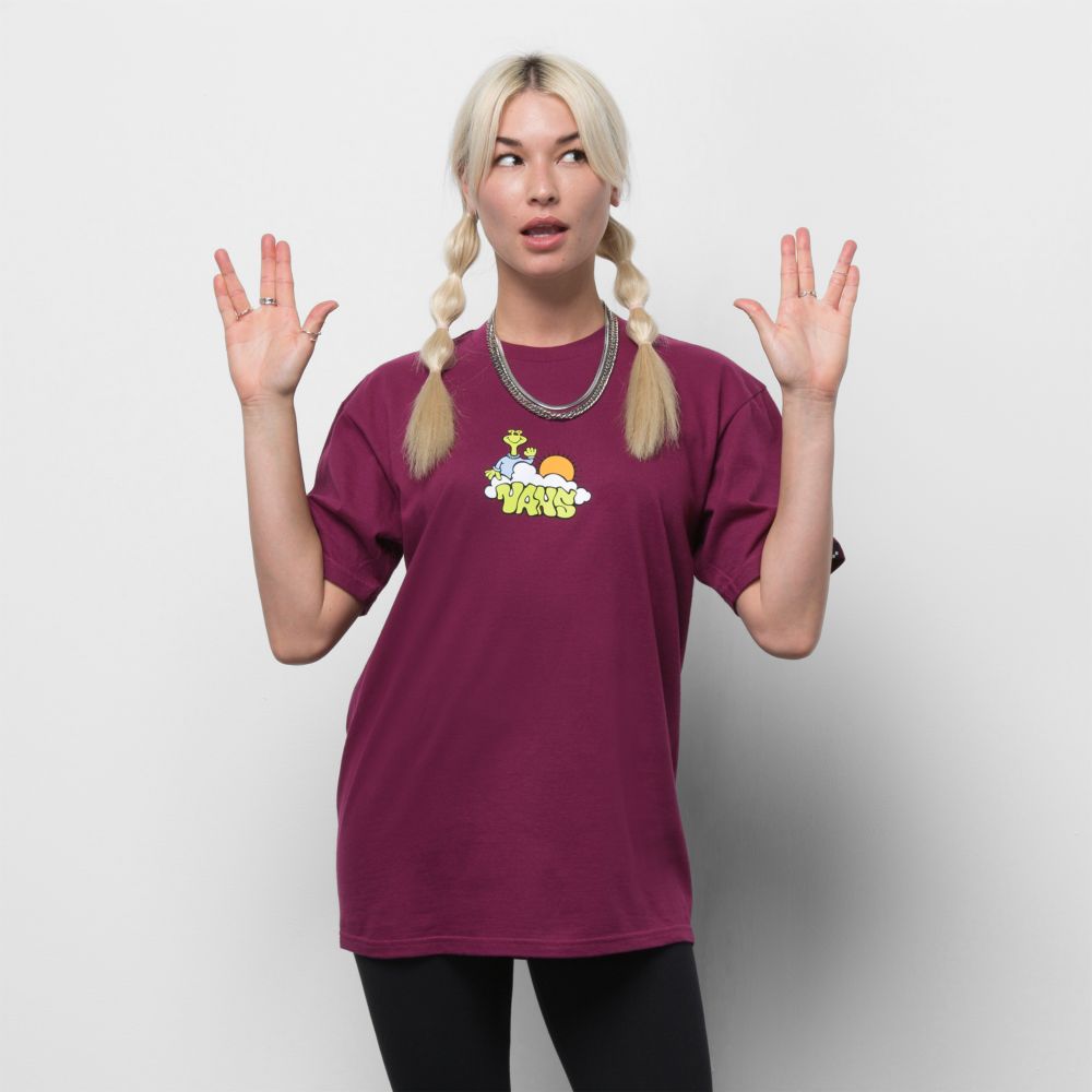 Vans Sun Daze T-shirt Herr Lila | 21849LHTW