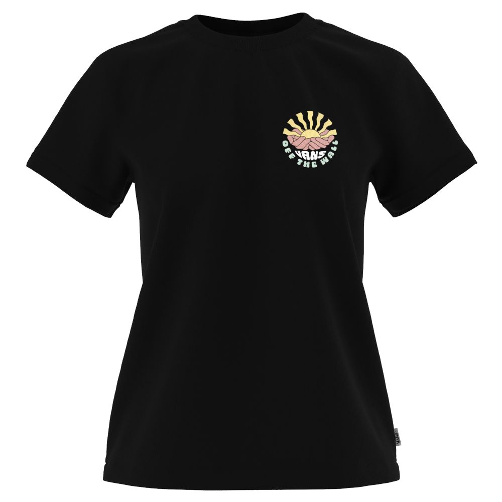 Vans Sunny Days Crew T-shirt Dam Svarta | 12035EDYR