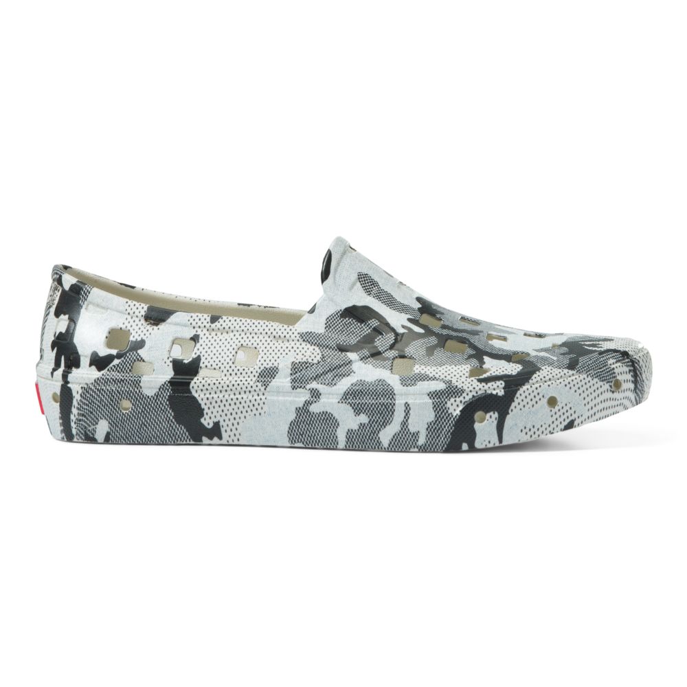 Vans TRK Sandaler Dam Camo Svarta | 10283PJKX