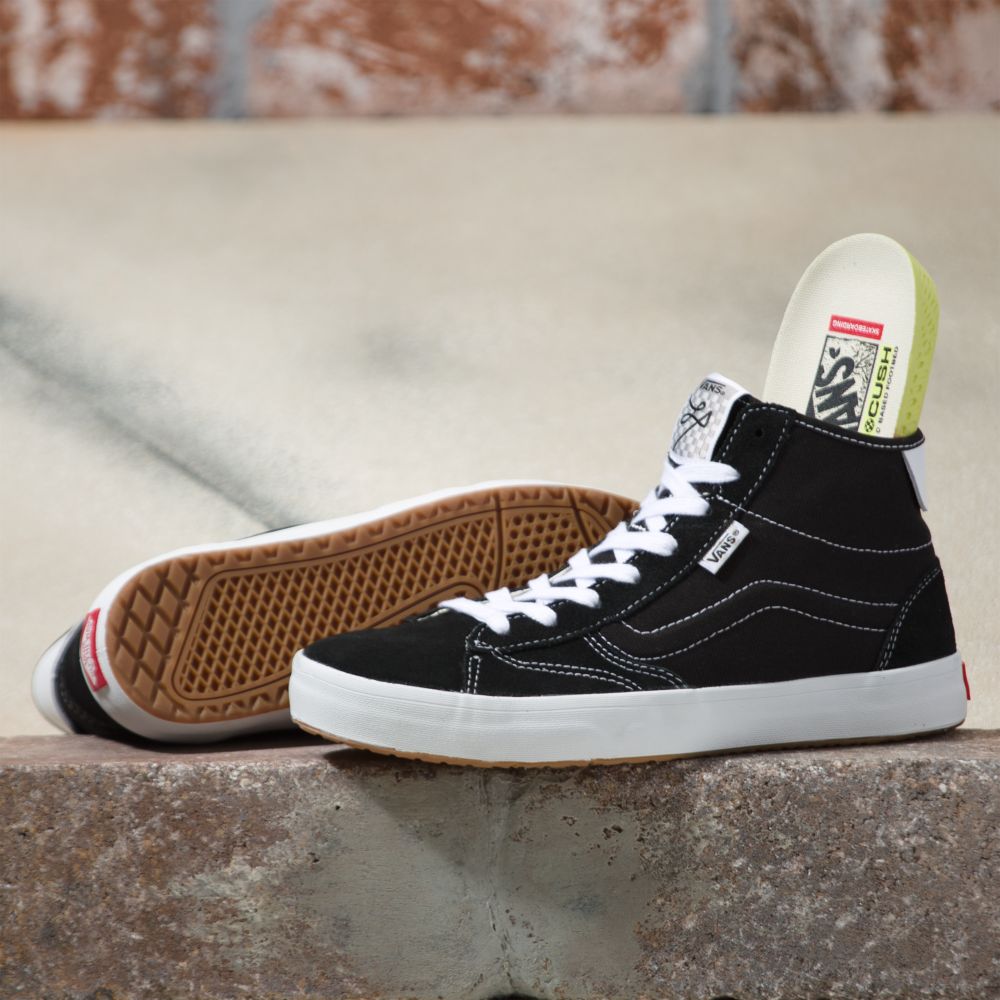 Vans The Lizzie Skateskor Herr Svarta Vita | 74293REUS