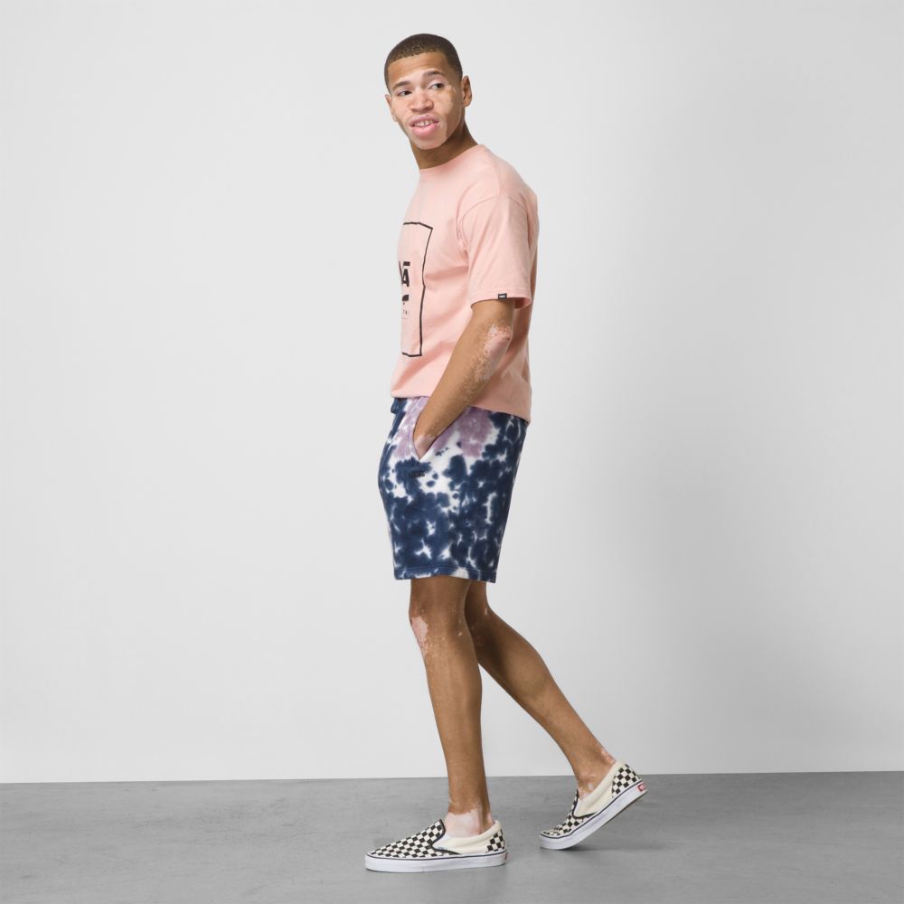 Vans Tie Dye Loose Fleece 19 Shorts Herr Olika Färger | 14852ESHL