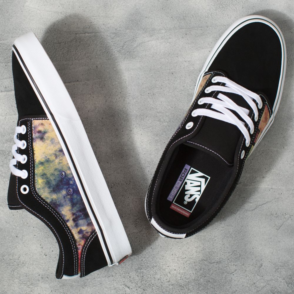 Vans Tie-Dye Terry Chukka Low Skateskor Herr Svarta Olika Färger | 32960ETHK