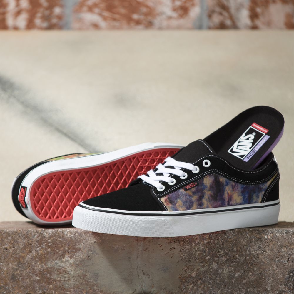 Vans Tie-Dye Terry Chukka Low Skateskor Herr Svarta Olika Färger | 32960ETHK