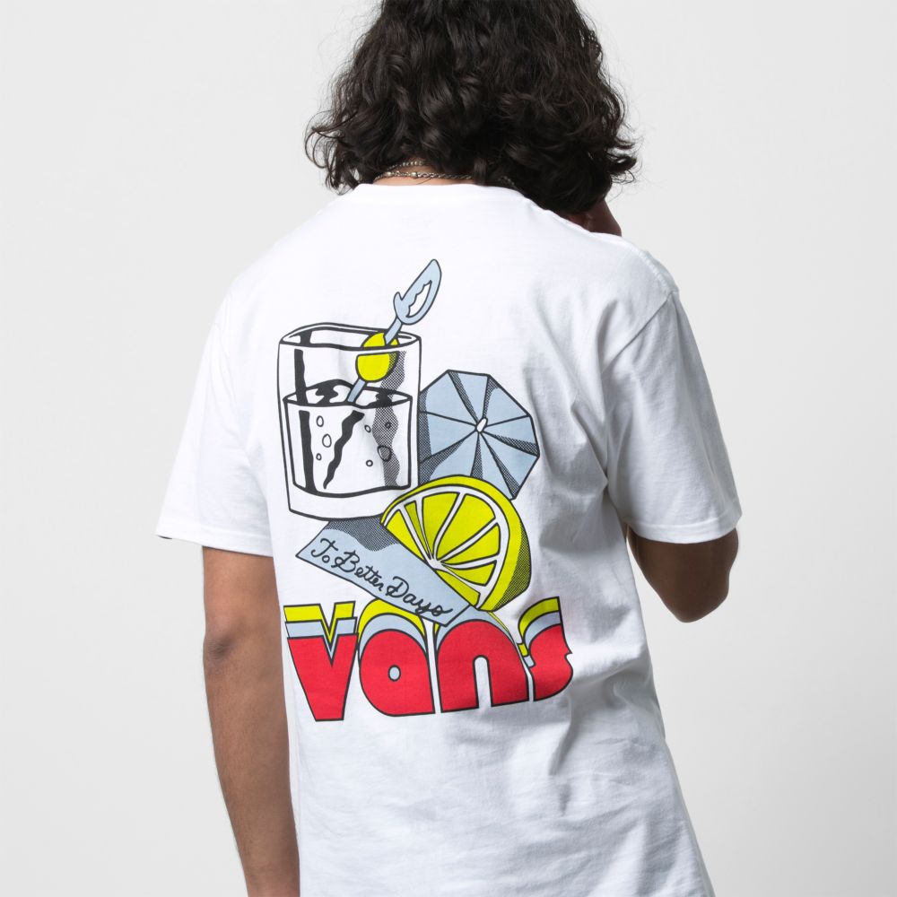 Vans To Better Days T-shirt Herr Vita | 47963ZWYX