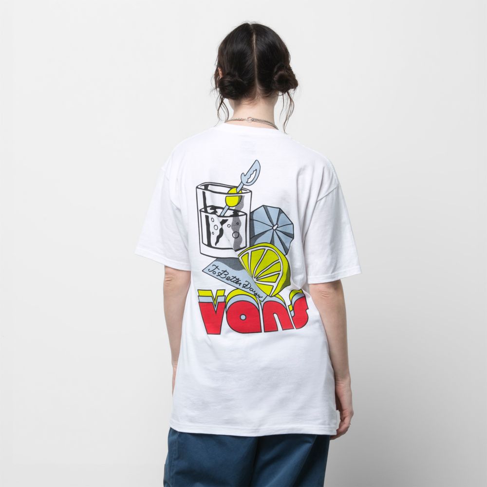 Vans To Better Days T-shirt Herr Vita | 47963ZWYX