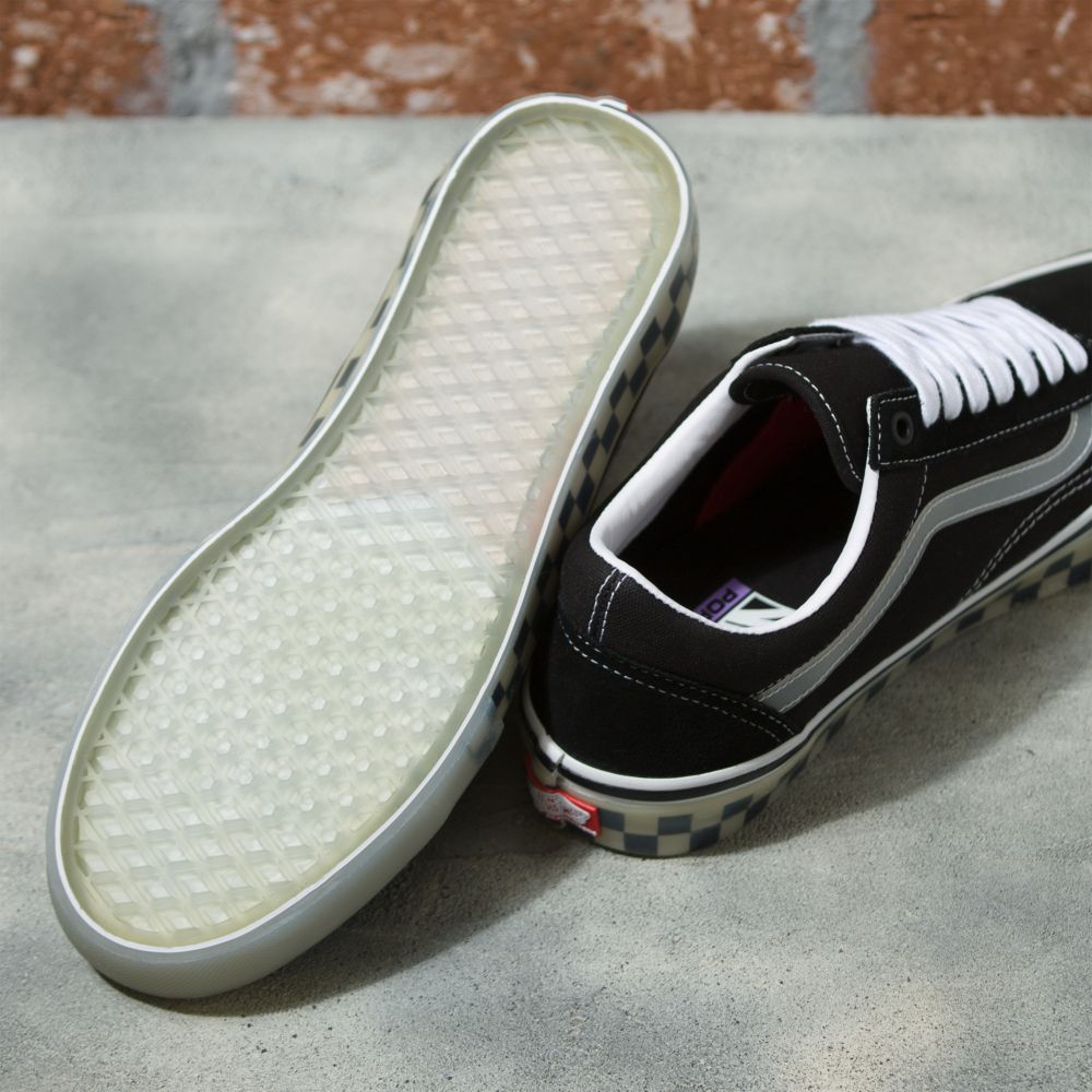 Vans Translucent Rubber Old Skool Classic Herr Svarta | 34078LGPW