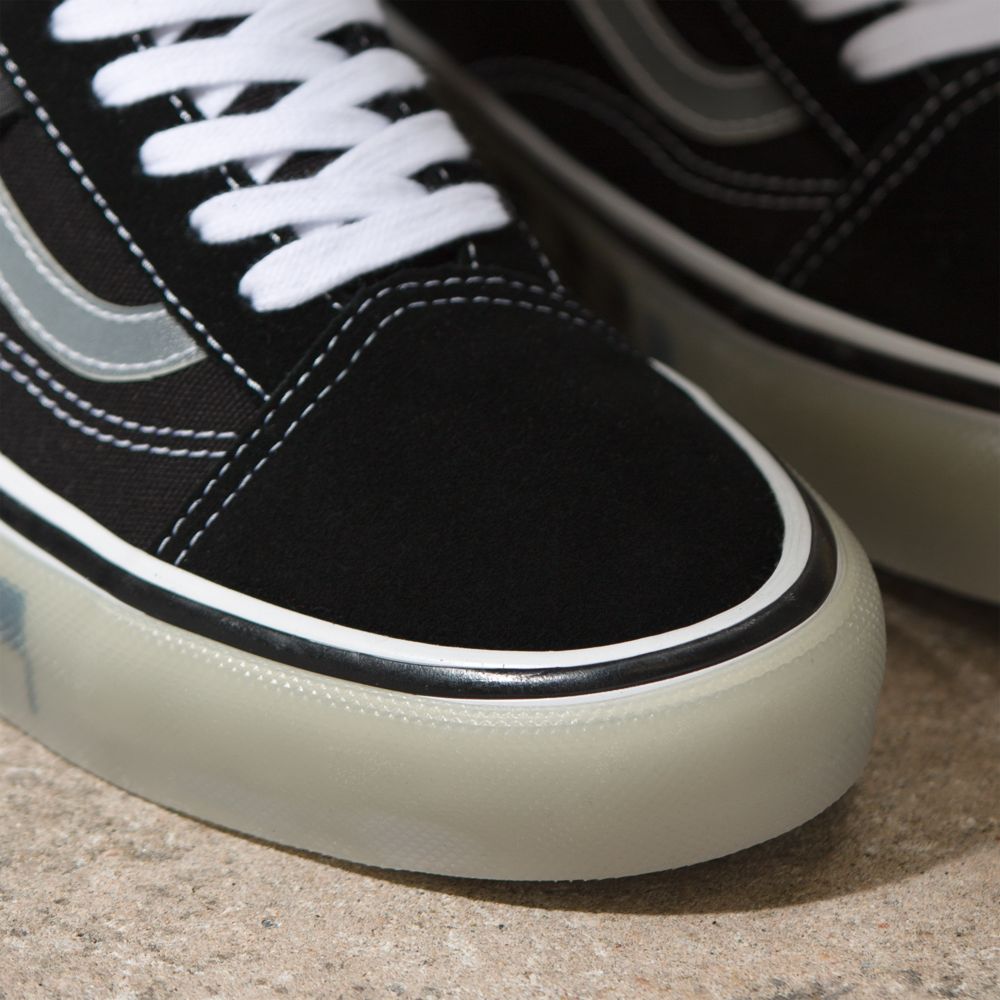 Vans Translucent Rubber Old Skool Classic Herr Svarta | 34078LGPW