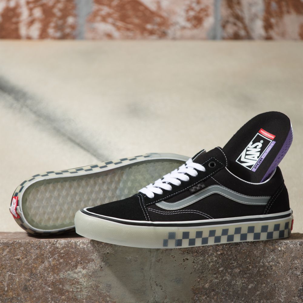 Vans Translucent Rubber Old Skool Classic Herr Svarta | 34078LGPW