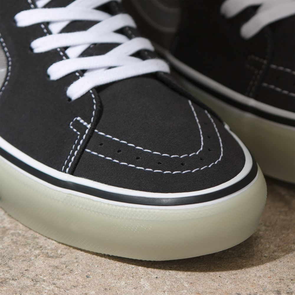 Vans Translucent Rubber Sk8-Hi Classic Dam Grå | 60473MRKI