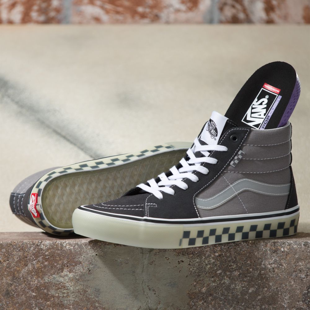 Vans Translucent Rubber Sk8-Hi Classic Dam Grå | 60473MRKI