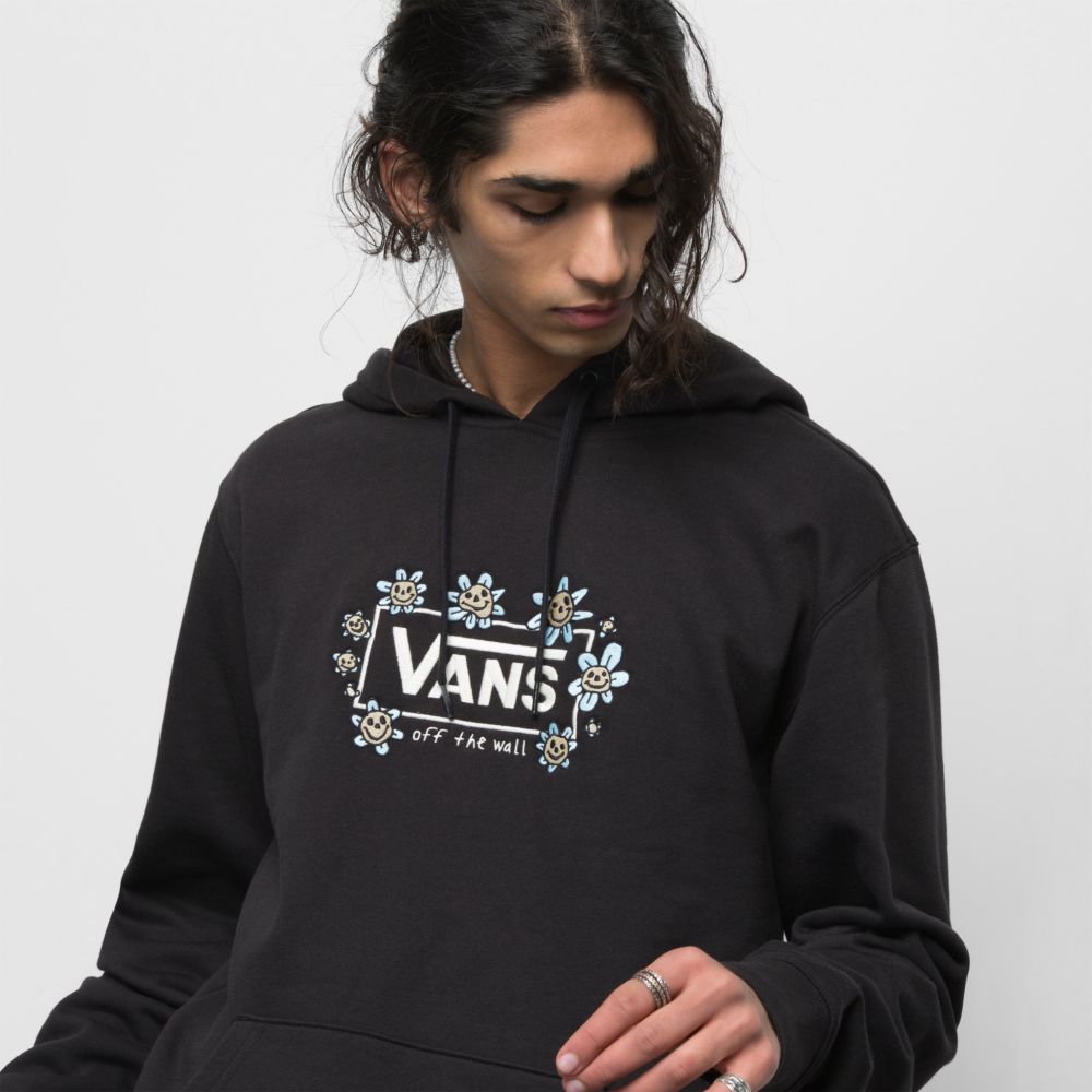 Vans Trippy Grin Hoodie Herr Svarta | 36914LXDH