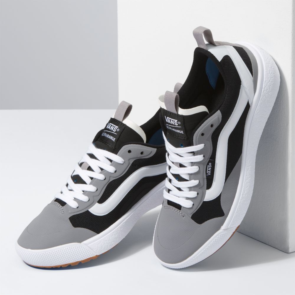 Vans UltraRange EXO Sandaler Dam Svarta Grå Vita | 16078SHUZ