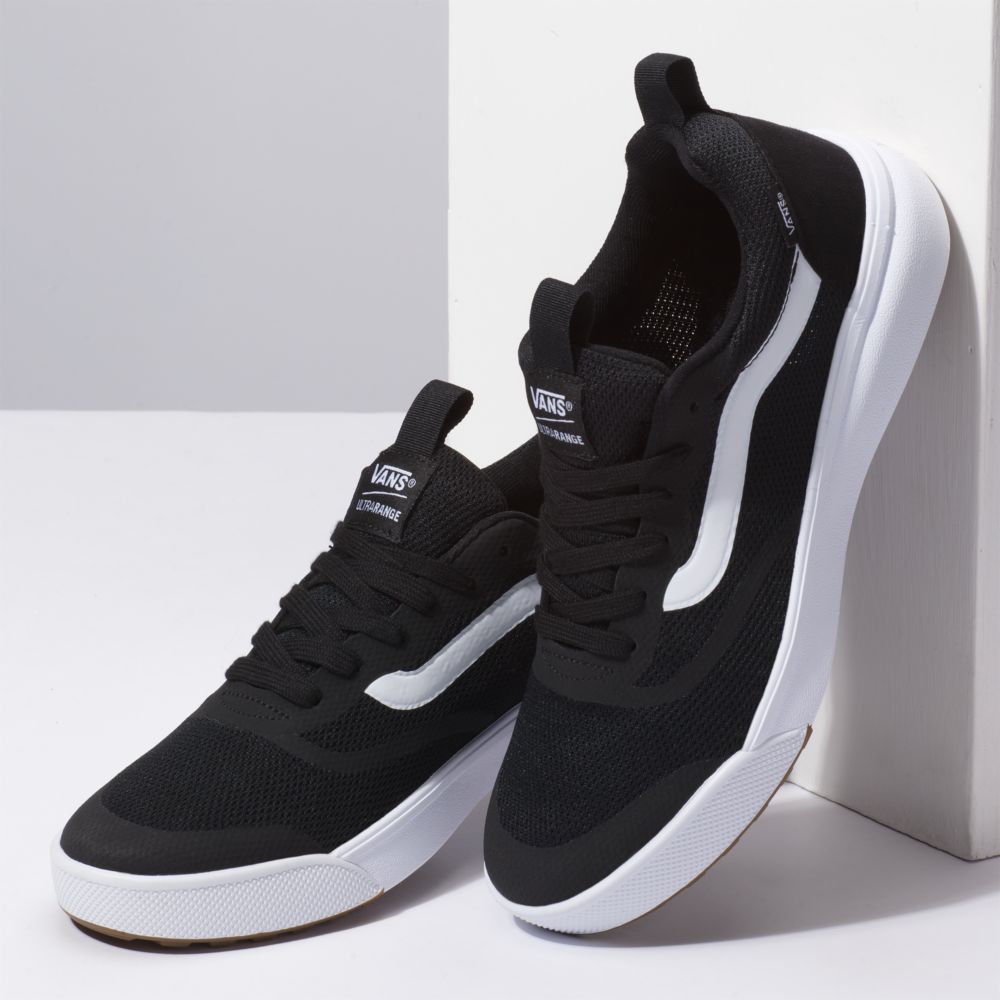 Vans UltraRange Rapidweld Sandaler Dam Svarta Vita | 14609ZBMT