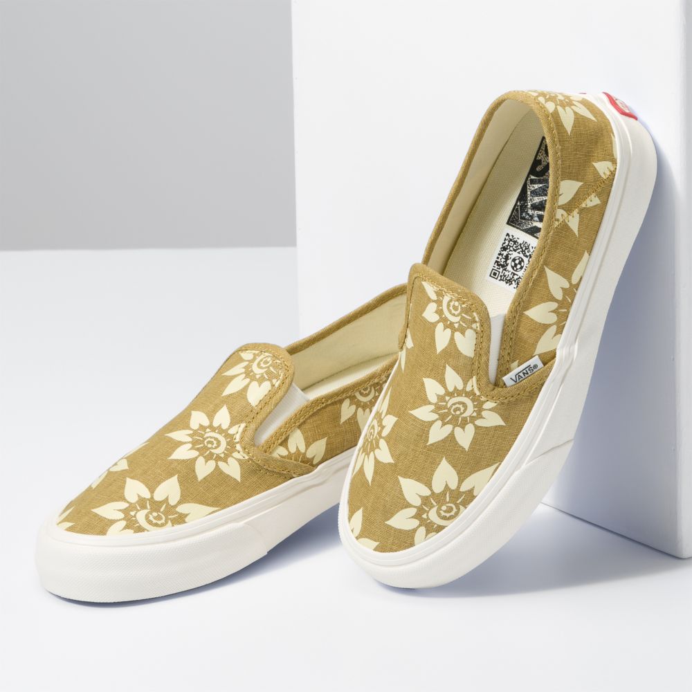 Vans VR3 SF Sandaler Dam Senapsgult Guld | 68173USMH