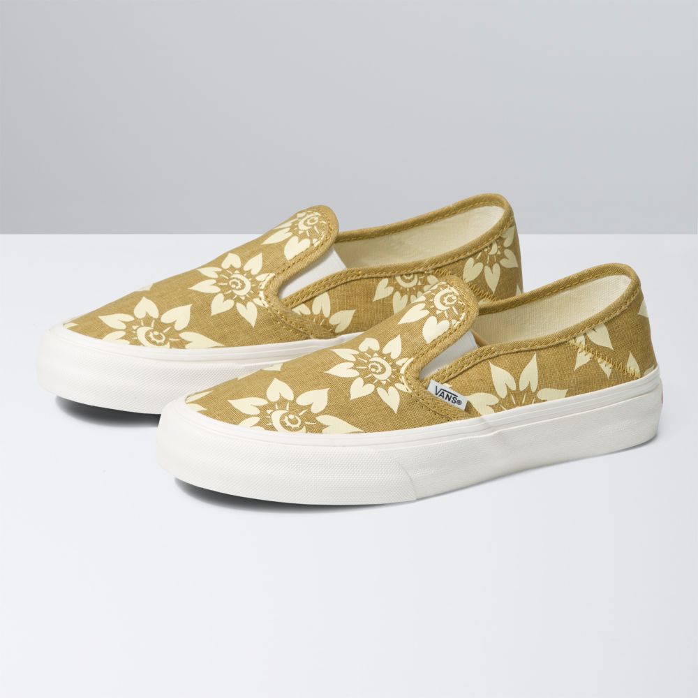 Vans VR3 SF Sandaler Dam Senapsgult Guld | 68173USMH