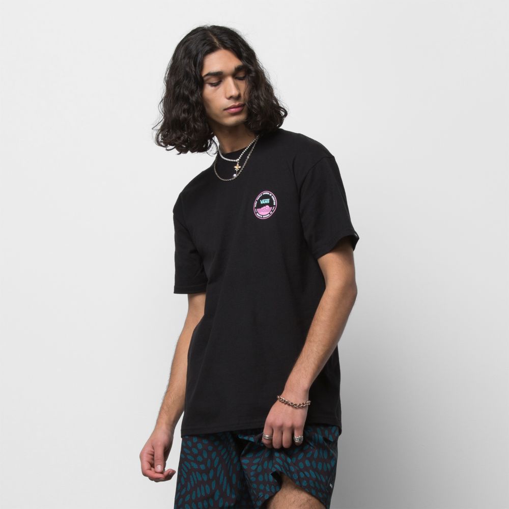 Vans VTCS 2022 Lock Up T-shirt Herr Svarta | 53916GWXC