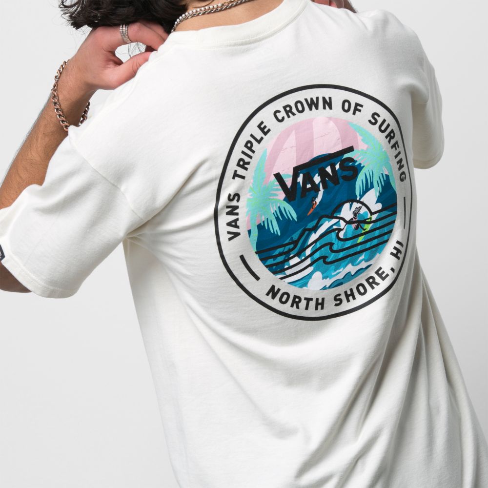 Vans VTCS 2022 Lock Up T-shirt Herr Vita | 92736HNAK