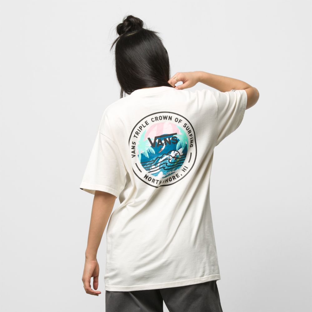 Vans VTCS 2022 Lock Up T-shirt Herr Vita | 92736HNAK