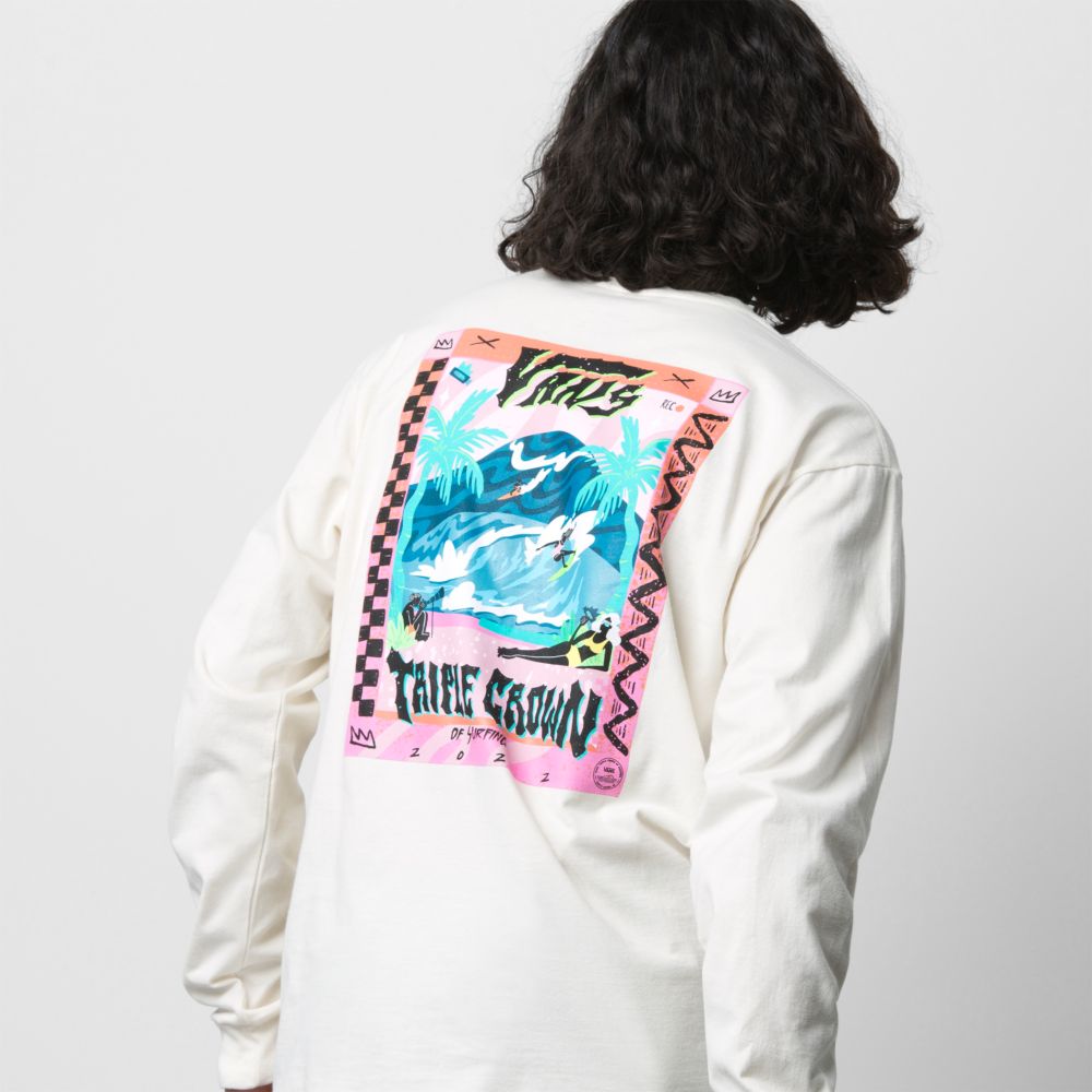 Vans VTCS 2022 Poster T-shirt Herr Vita | 21637MQTW