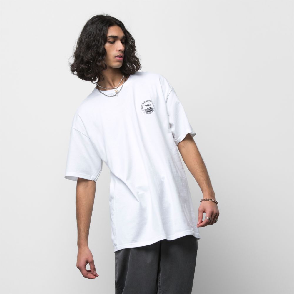 Vans VTCS 2022 Poster T-shirt Herr Vita | 28347WUMZ