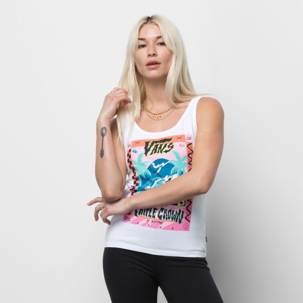 Vans VTCS 2022 T-shirt Dam Vita | 06452JKMC