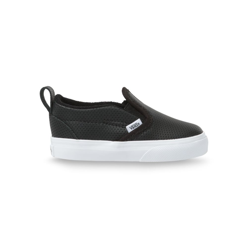 Vans V Classic Barn Svarta Vita | 03162HMOB