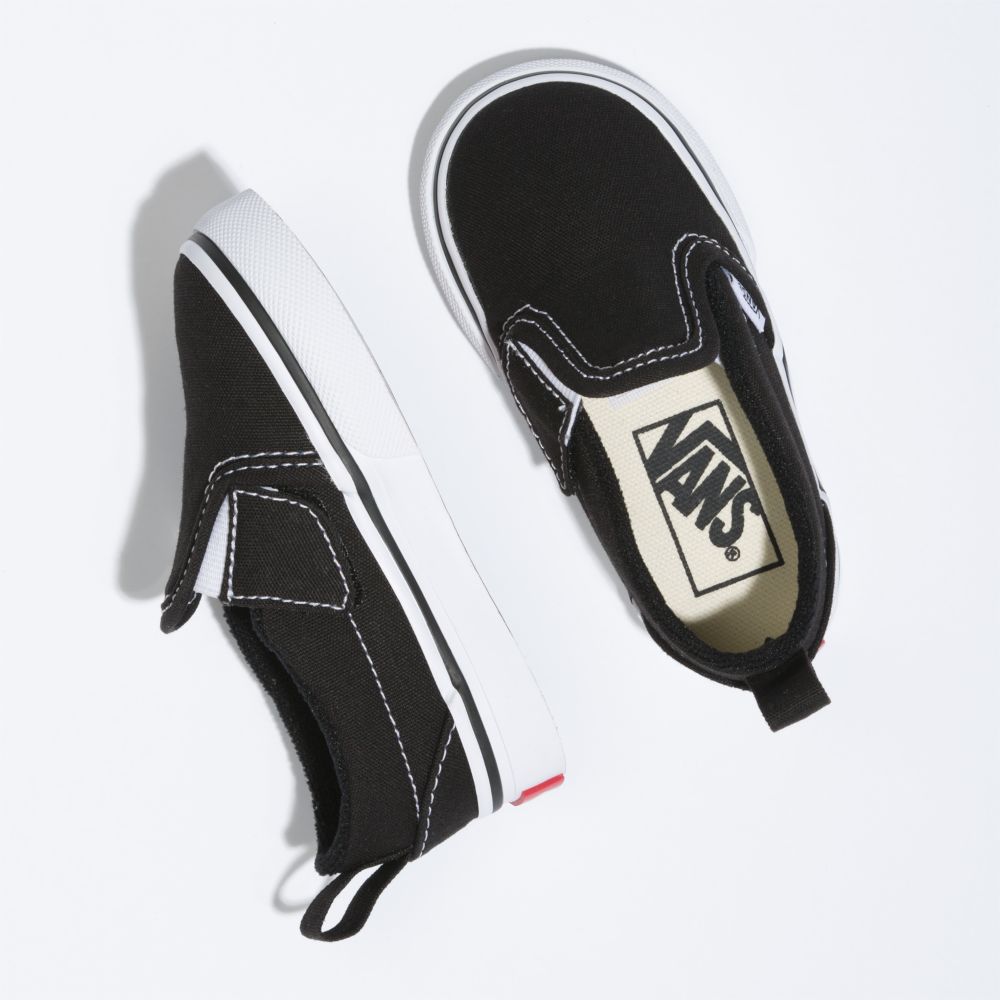 Vans V Classic Barn Svarta Vita | 74621LCWG