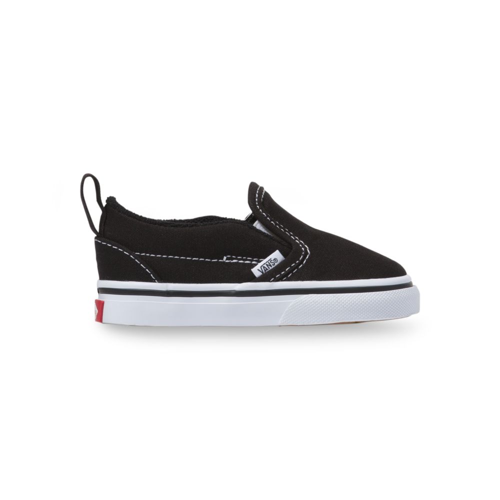 Vans V Classic Barn Svarta Vita | 74621LCWG